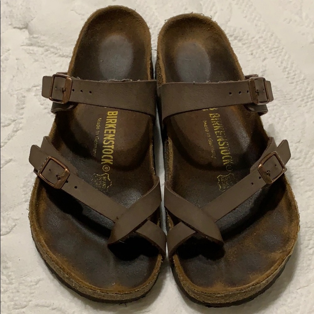 MAYARI Birko-Flor Nubuck Flip Flop Sandels